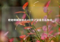 枪炮师刷图加点,DNF月之女皇怎么加点