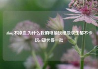 cfbug不掉血,为什么我的电脑玩绝地求生都不卡玩cf却卡得一批