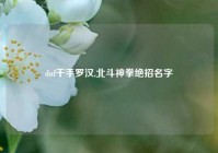 dnf千手罗汉,北斗神拳绝招名字