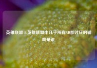 英雄联盟46,英雄联盟中几乎所有AD都讨厌的辅助是谁