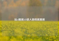 玩cf黑屏,CF进入游戏就黑屏