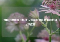 封印的魔罐能开出什么,创造与魔法希卡利封印之环位置