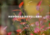 阿修罗刷图装备,阿修罗怎么堆属性