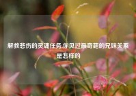 解救悲伤的灵魂任务,你见过最奇葩的兄妹关系是怎样的