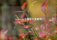 we1less,lpl十周年十大金句