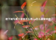 地下城与勇士徽章怎么用,dnf怎么徽章转换