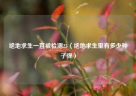 绝地求生一直被检测25（绝地求生里有多少种子弹）