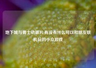 地下城与勇士动画片,有没有什么可以和朋友联机玩的小众游戏