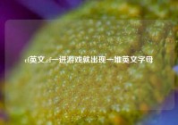 cf英文,cf一进游戏就出现一堆英文字母