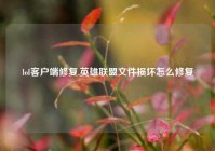 lol客户端修复,英雄联盟文件损坏怎么修复