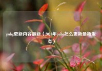 pubg更新内容最新（2023年pubg怎么更新最新版本）