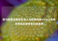 黑马股票决策系统,有人说股票均线MACDKDJ布林线等指标都是事后诸葛亮