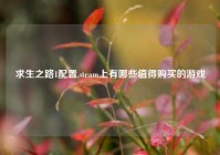 求生之路1配置,steam上有哪些值得购买的游戏