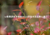 lol免费改名卡领取2021,lol改名卡怎么那么贵