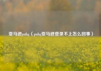 亚马逊pubg（pubg亚马逊登录不上怎么回事）