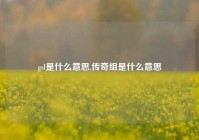 gsl是什么意思,传奇组是什么意思