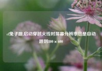 cf兔子跳,启动穿越火线时屏幕分辨率总是自动跳到800×600