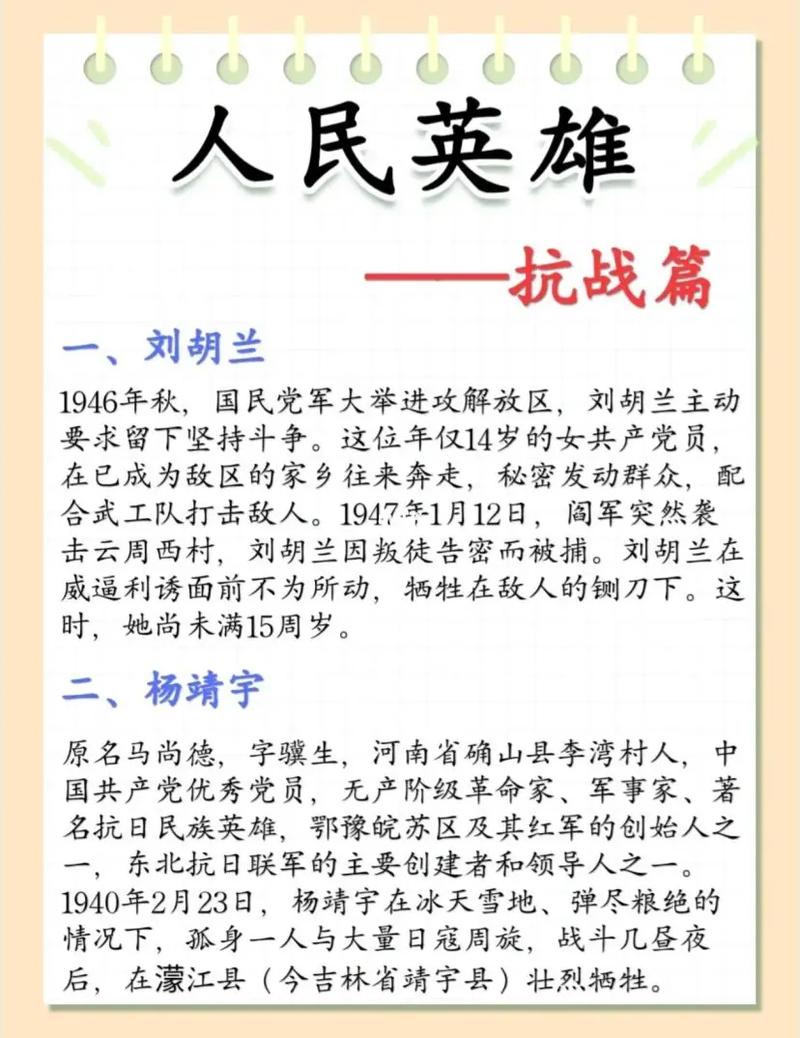 怎么介绍革命英雄？这几个方面让你更了解他们！