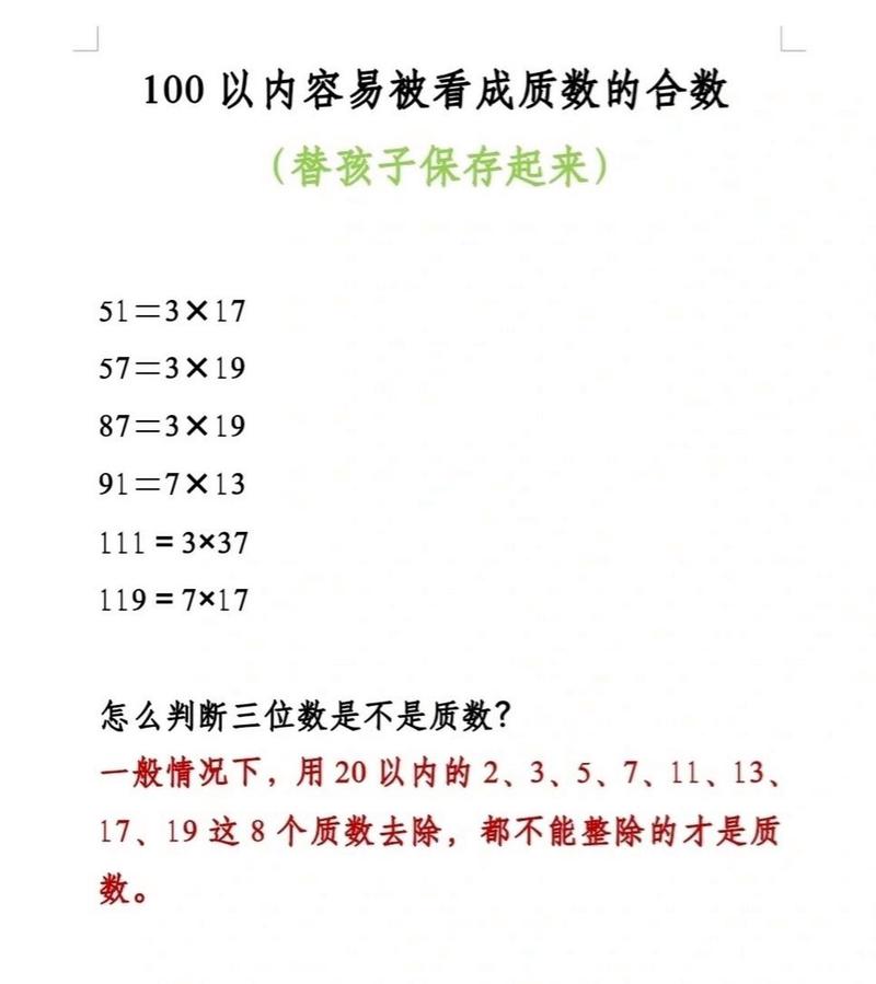 质数是什么意思？一篇文章让你搞懂质数概念！