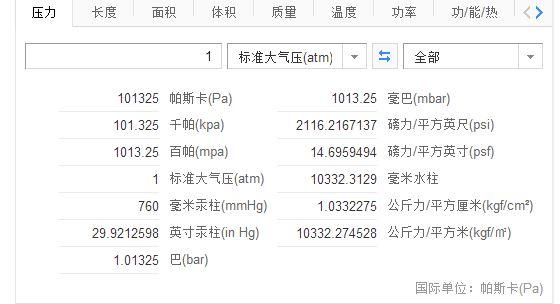 标准大气压力是什么？这篇文章解读很详细！