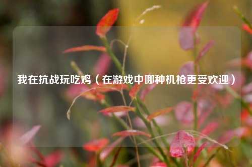 我在抗战玩吃鸡（在游戏中哪种机枪更受欢迎）