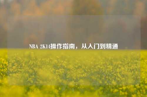 NBA 2K14操作指南，从入门到精通