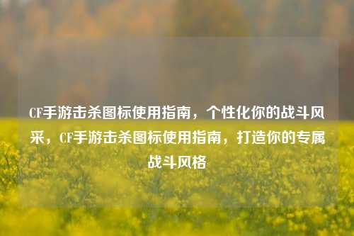 CF手游击杀图标使用指南,个性化你的战斗风采,CF手游击杀图标使用指南,打造你的专属战斗风格
