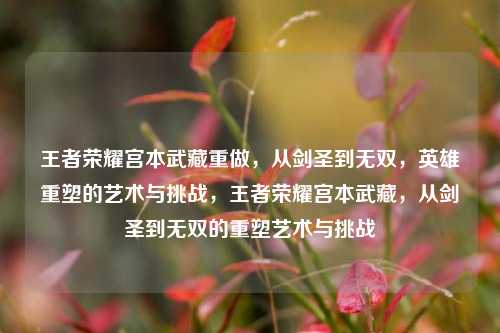 王者荣耀宫本武藏重做,从剑圣到无双,英雄重塑的艺术与挑战,王者荣耀宫本武藏,从剑圣到无双的重塑艺术与挑战